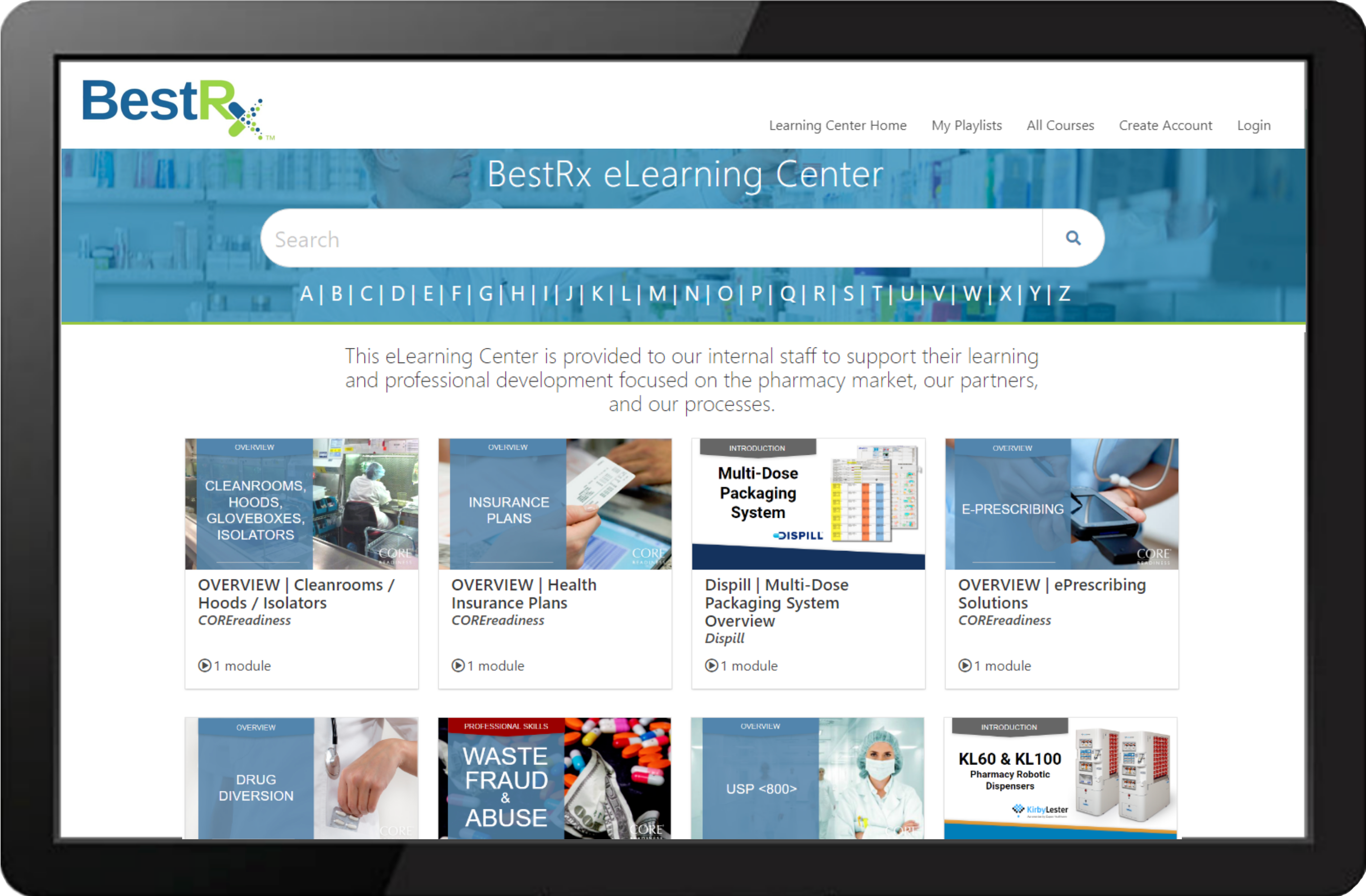 Best RX LearningCenter Example