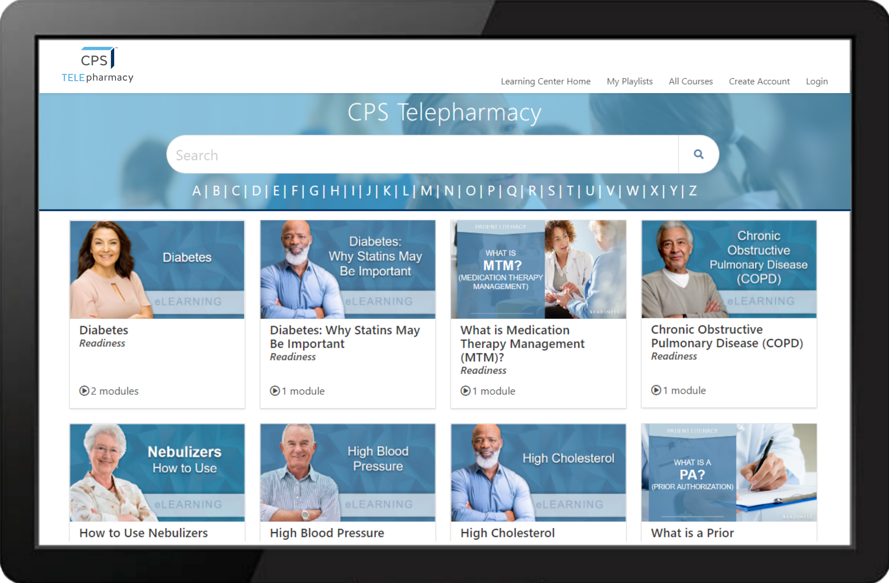 CPS TELEpharmacy Learning Center Example