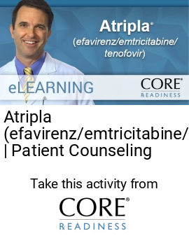 Atripla (efavirenz/emtricitabine/tenofovir) | Patient Counseling